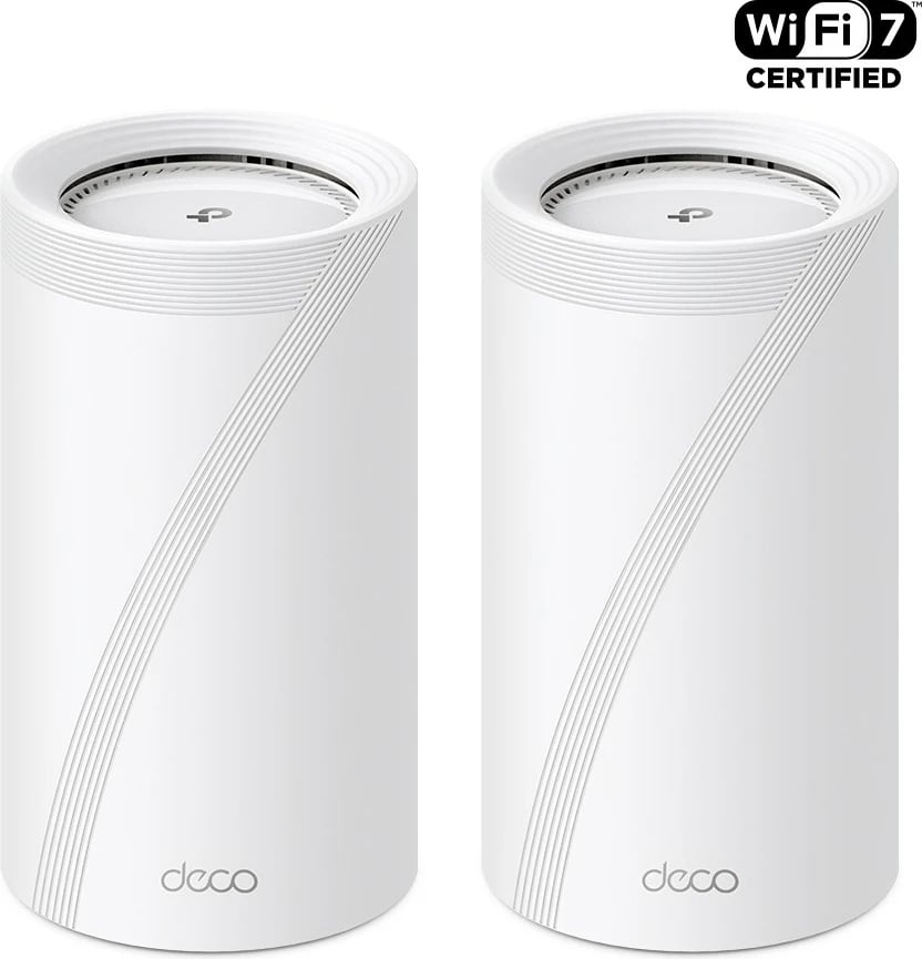 Kasë rrjeti TP-LINK Deco BE85, Wi-Fi 7, 2-pack, Bardhë