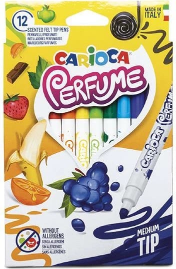 Markerë Carioca me aromë, 12 Ngjyra