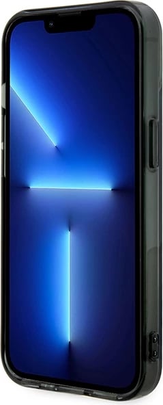 Mbështjellës BMW Silver Ring MagSafe për iPhone 14 6.1", transparent