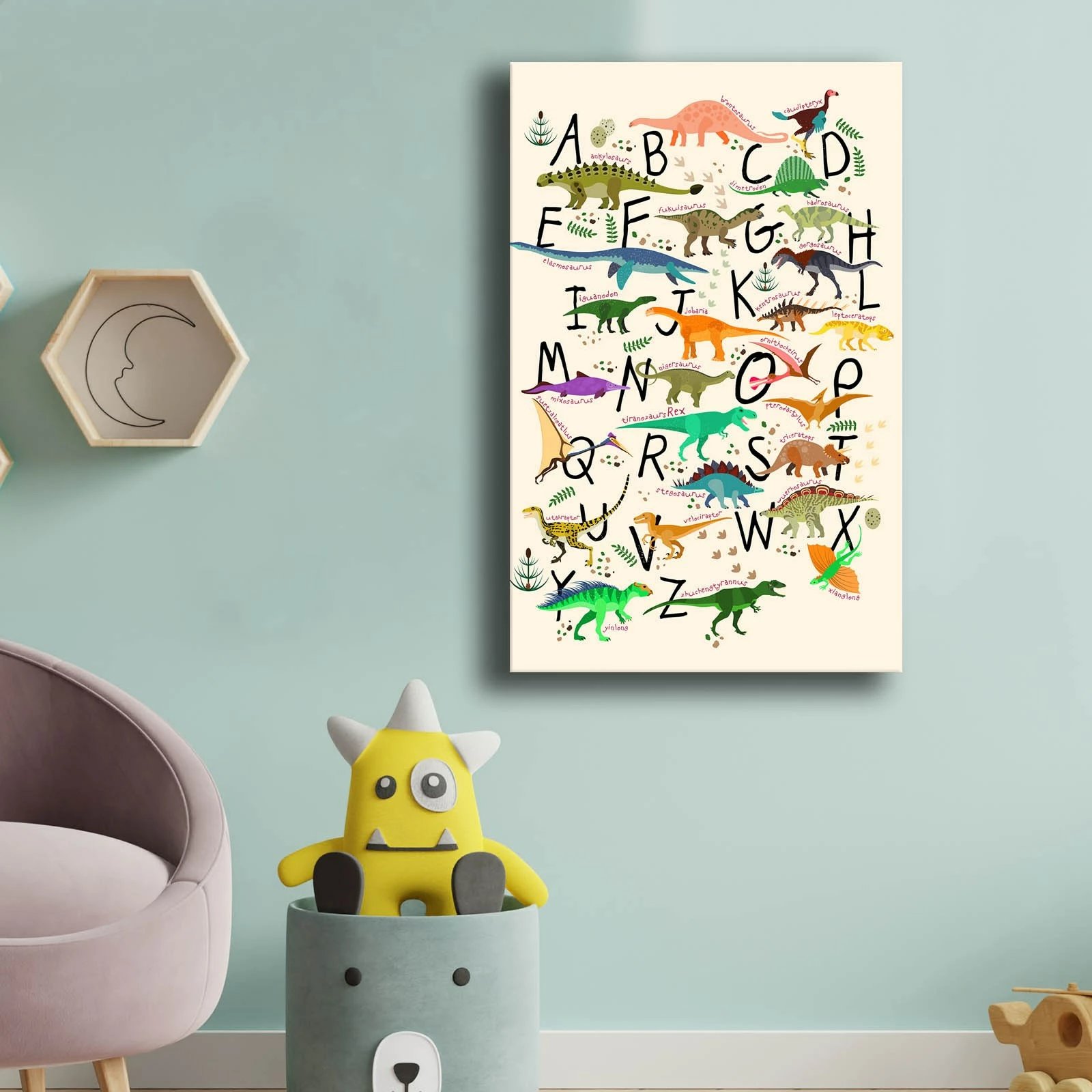 Pikturë dekorative në kanavacë, Wallity, shumëngjyrëshe, 45x70cm