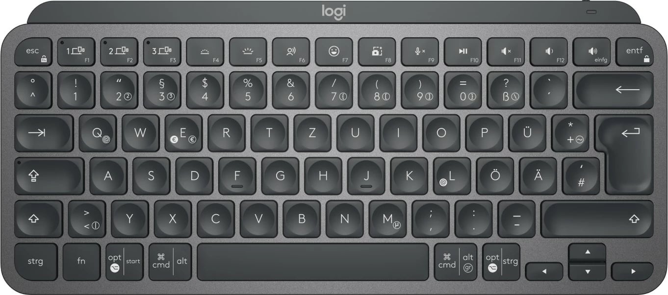 Tastierë Logitech MX Keys MINI for Business, QWERTZ, wireless, LED, grafit