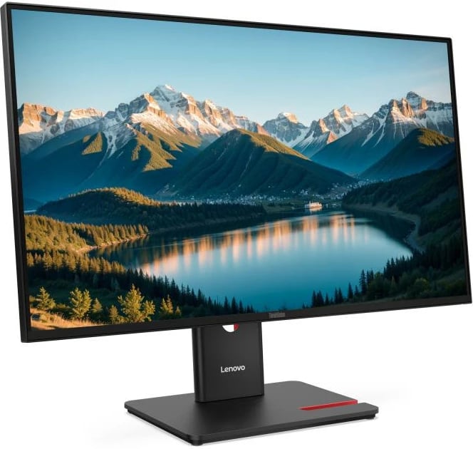 Monitor, Lenovo ThinkVision T27q-40 64A6GAT6EU, 27\", TFT/LCD, i sheshtë, ngjyrë e zezë dhe ari
