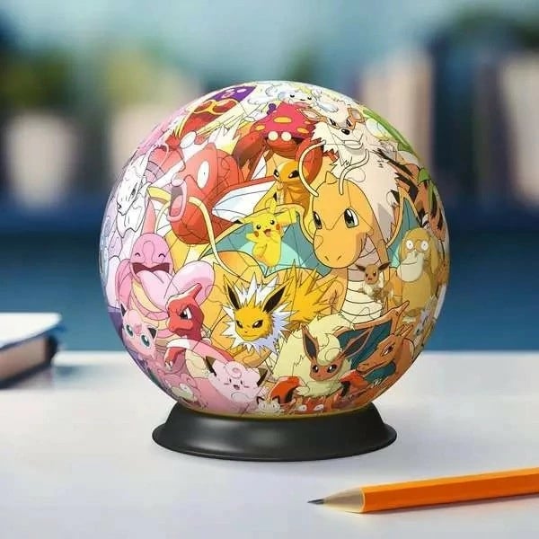 Puzzle 3D plastik Ravensburger Pokemon Ball 72 pjesë