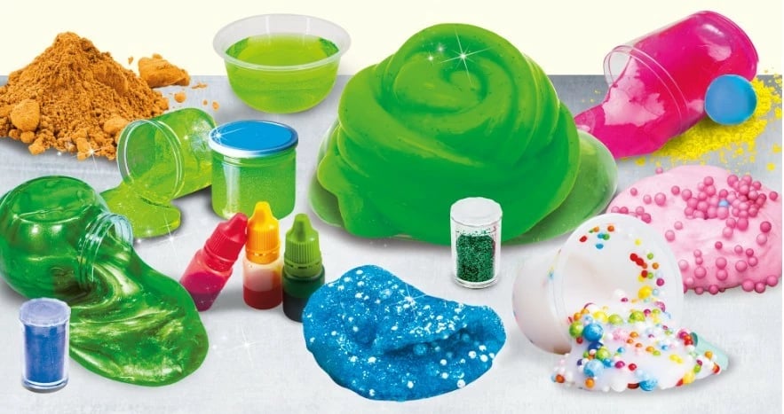 Set eksperimental slime, Lisciani I’m A Genius Slime Laboratory, 304-PL93397, mbi 20 lloje slime, për moshat 8+