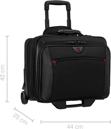 Çantë laptopi Wenger Potomac 17 inç me trolley, e zezë