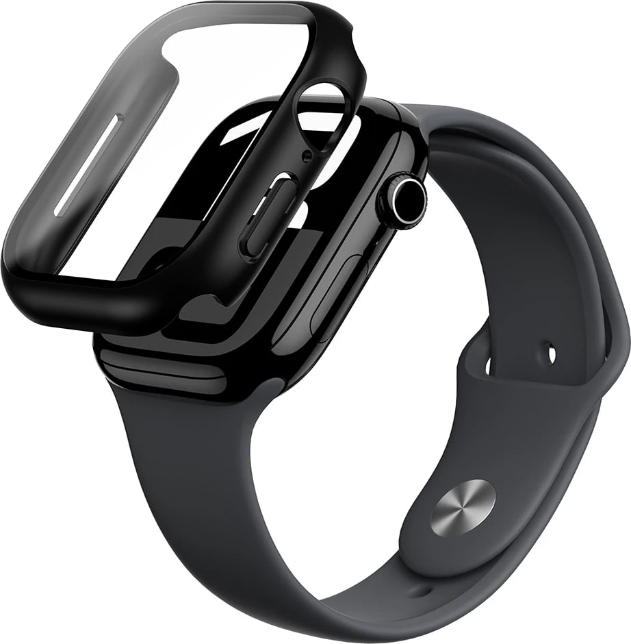 Mbështjellës AmazingThing Radix Glass për Apple Watch 46mm, i zi
