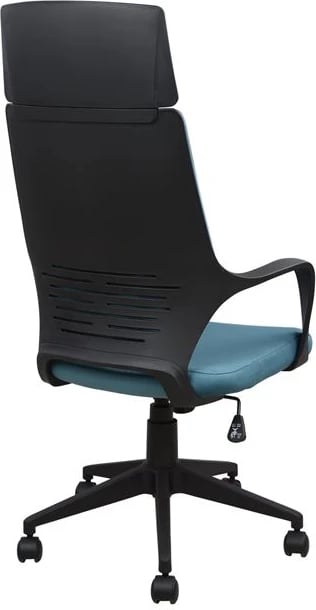 Karrige zyre FH1054.06 Gri-Blu e lehtë dhe bazë e zezë 64x61x126 cm