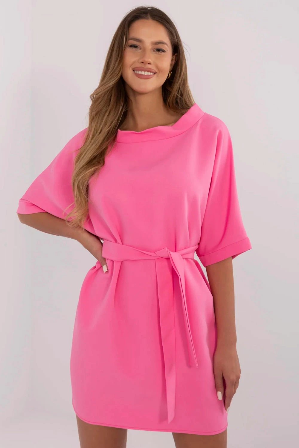 Fustan për femra Italy Moda 211284, rozë