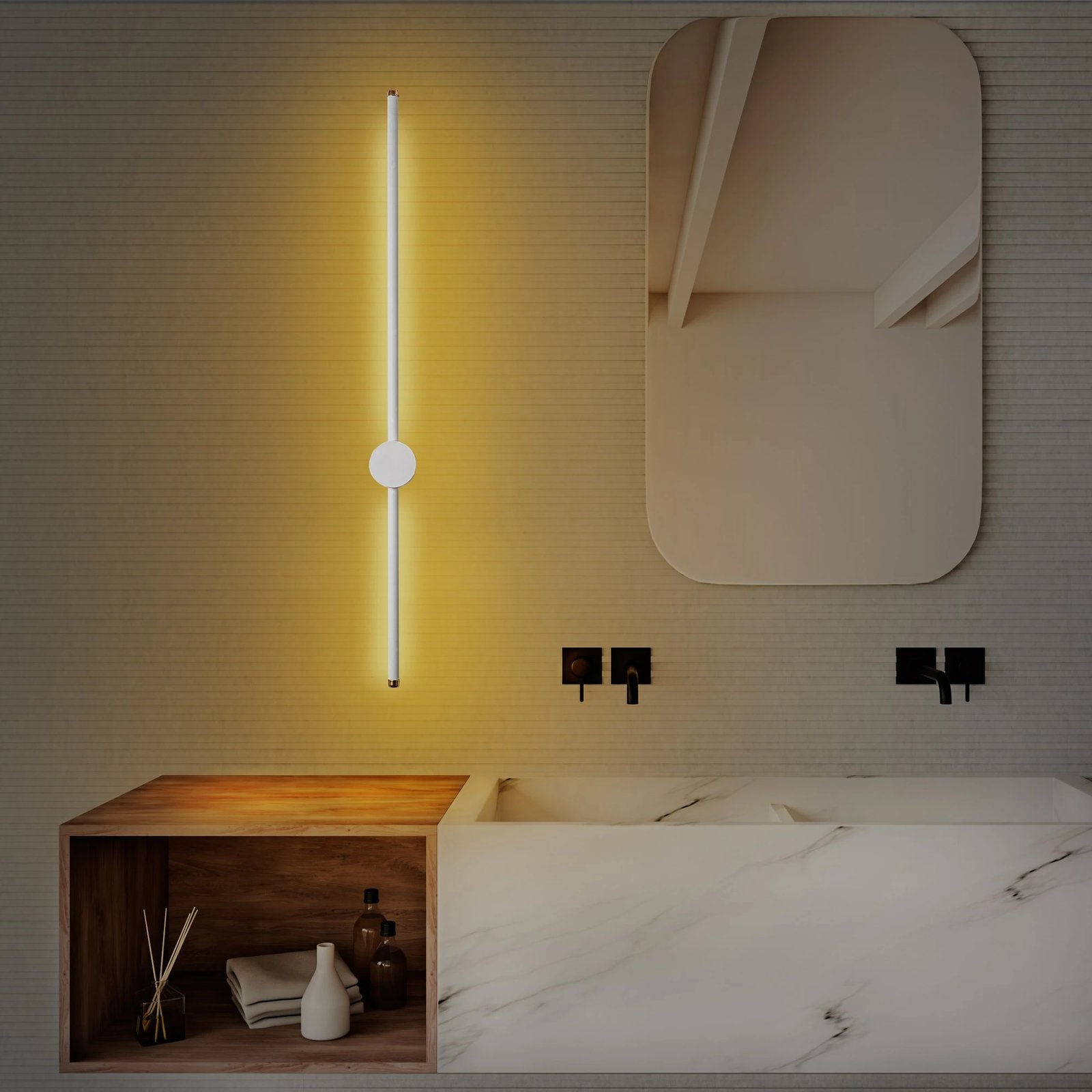 Llambë muri Opviq, Sword - 13486, e bardhë