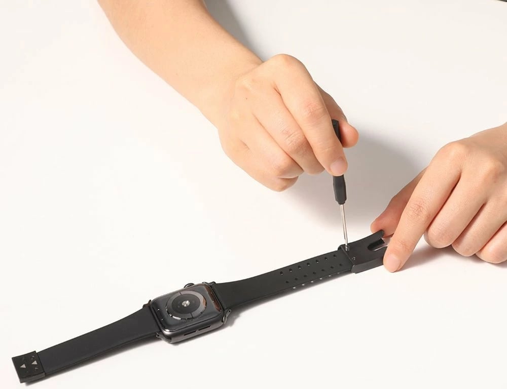 Rrip Baseus për Apple Watch Series 3/4/5/6/SE 38mm/40mm, i zi Rrip Baseus për Apple Watch Series 3/4/5/6/SE 38mm/40mm, i zi