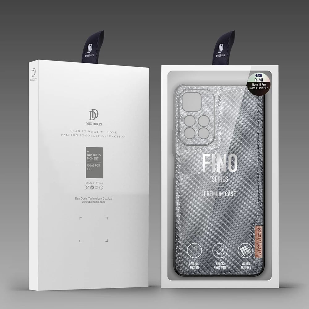 Mbështjellës Dux Ducis Fino për Xiaomi Redmi Note 11 Pro+ 5G / 11 Pro 5G / Mi 11i HyperCharge / Poco X4 NFC 5G, Blu