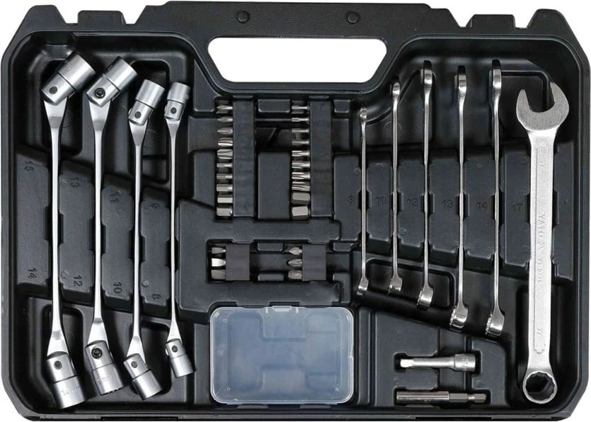 Set veglash YATO YT-38784, 93 pjesë, ngjyrë e zezë
