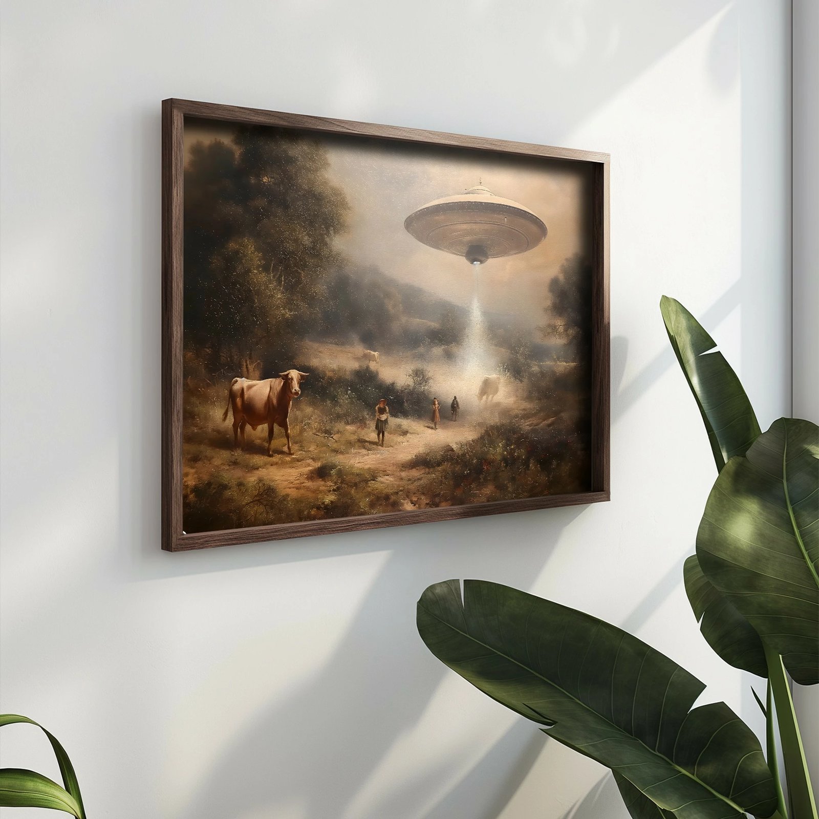 Pikturë dekorative me kornizë MDF, shumëngjyrëshe, Wallity GE195-L