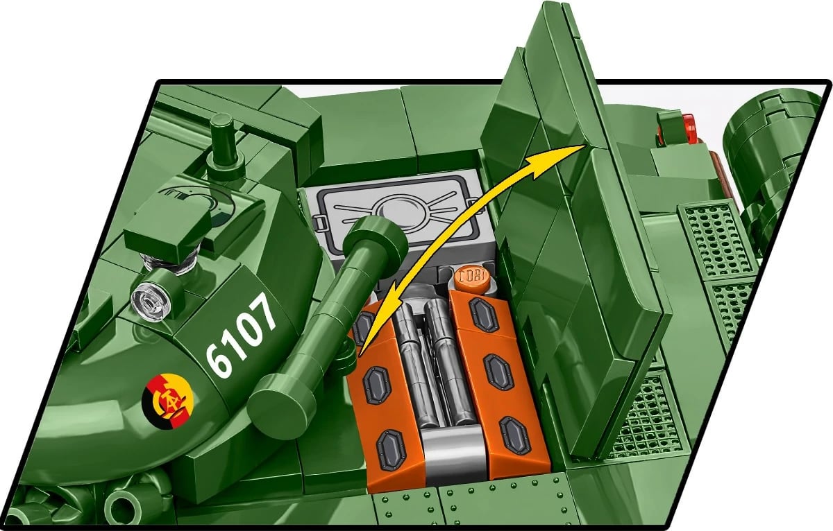 Set lodrash ndërtimi Cobi Klocki T-72 Armed Forces, 680 pjesë, me figurë, Jeshile Set lodrash ndërtimi Cobi Klocki T-72 Armed Forces, 680 pjesë, me figurë, Jeshile
