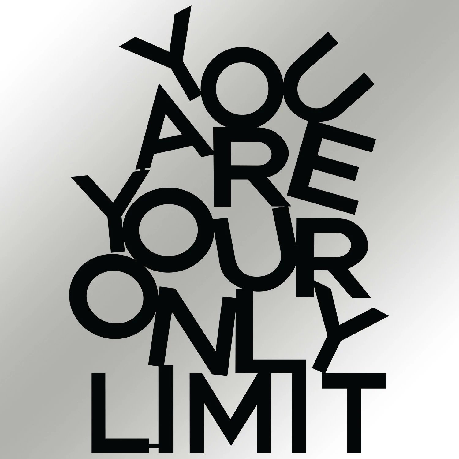 Aksesor dekorativ muri prej metali Wallity, Limit, ngjyrë e zezë, 37x52cm