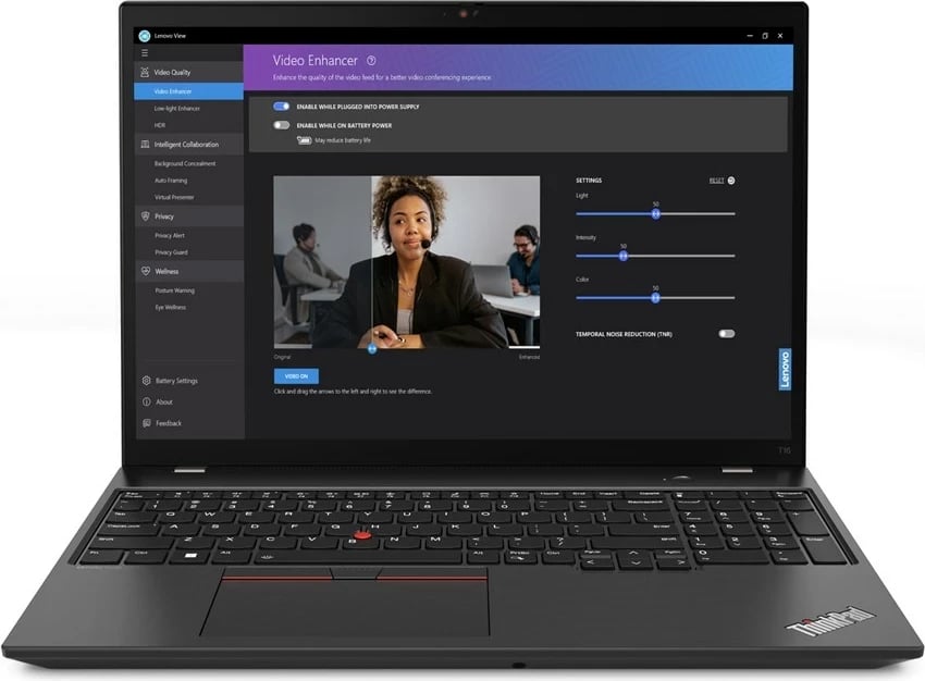 Laptop Lenovo ThinkPad T16 Gen 2, 16", AMD Ryzen 5 PRO 7540U, 16 GB RAM, 512 GB SSD, Thunder Black