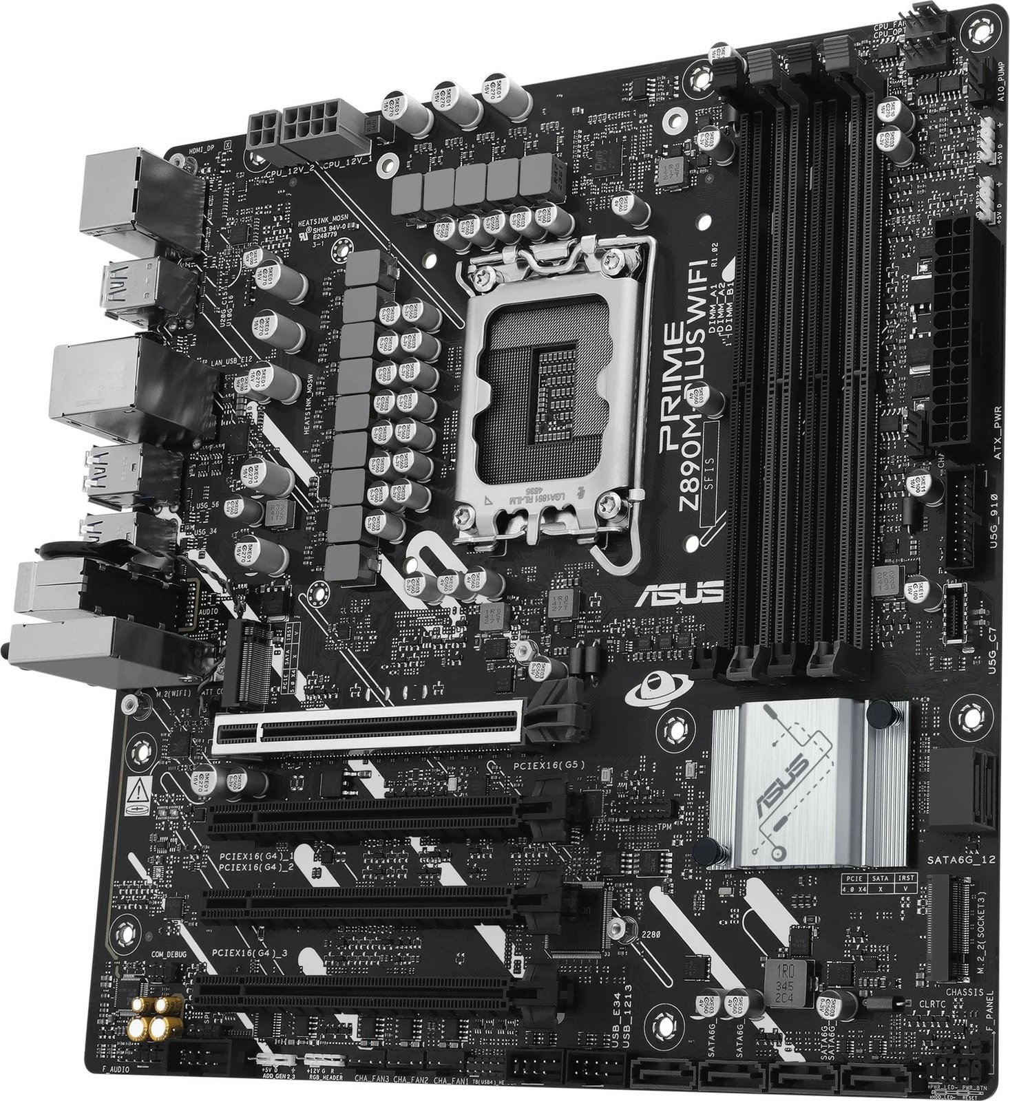 Pllakë amë ASUS PRIME Z890M-PLUS WIFI, Intel, LGA 1851, DDR5, 192 GB Pllakë amë ASUS PRIME Z890M-PLUS WIFI, Intel, LGA 1851, DDR5, 192 GB