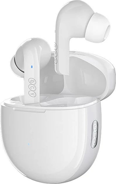Kufje TWS QCY T18 MeloBuds, Bluetooth 5.2, IPX5, Bardhë