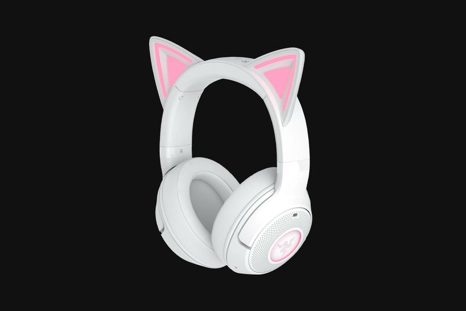 Kufje Razer Kraken Kitty V2 BT, wireless, Bluetooth, 40 orë, të bardha