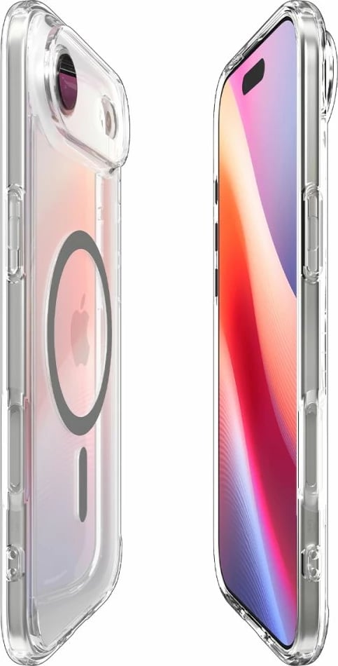 Mbështjellës Spigen Ultra Hybrid MagSafe për iPhone 17 Air, Transparent Gri