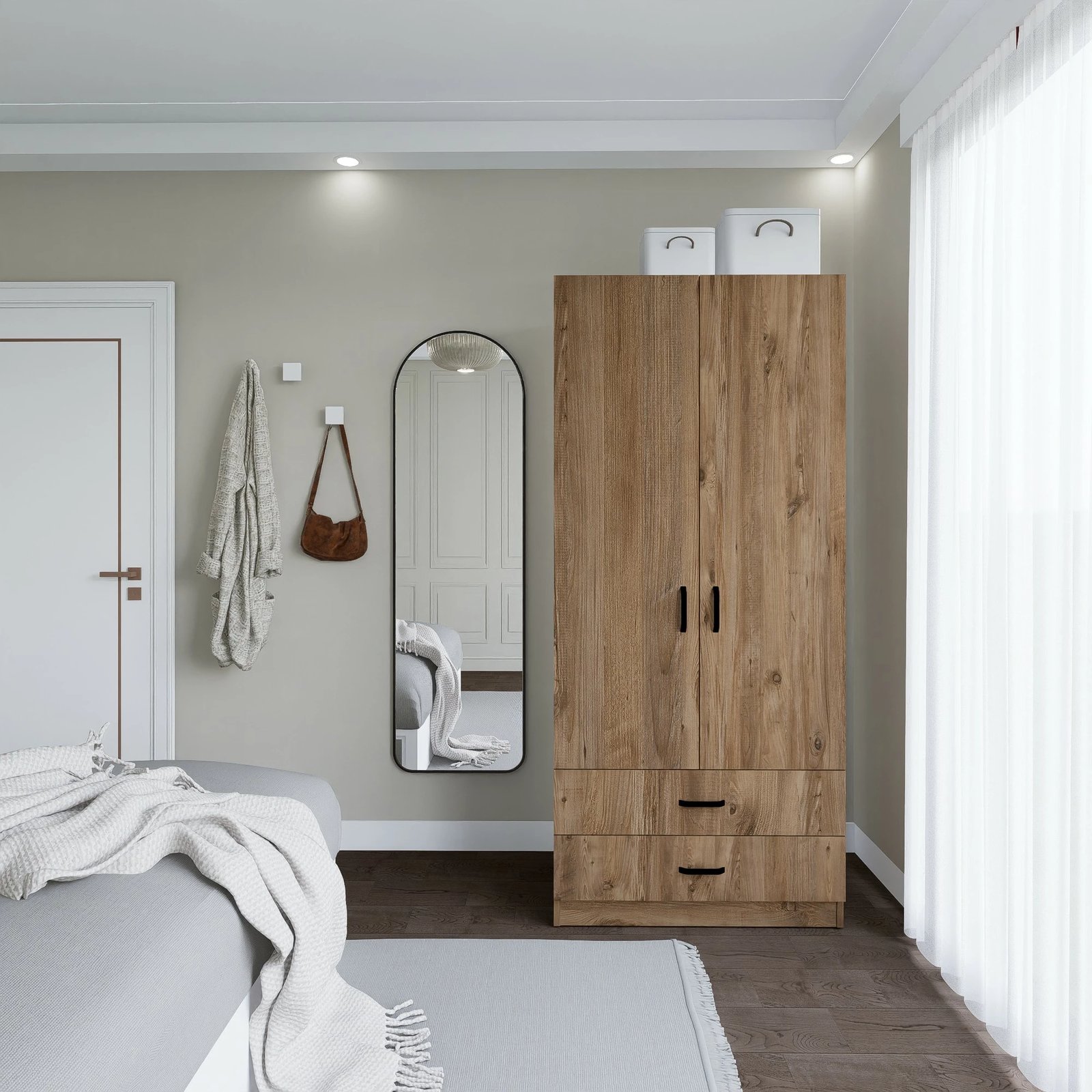 Dollap Skye Decor, Yaman 1600-044, ngjyrë pishë Atlantike