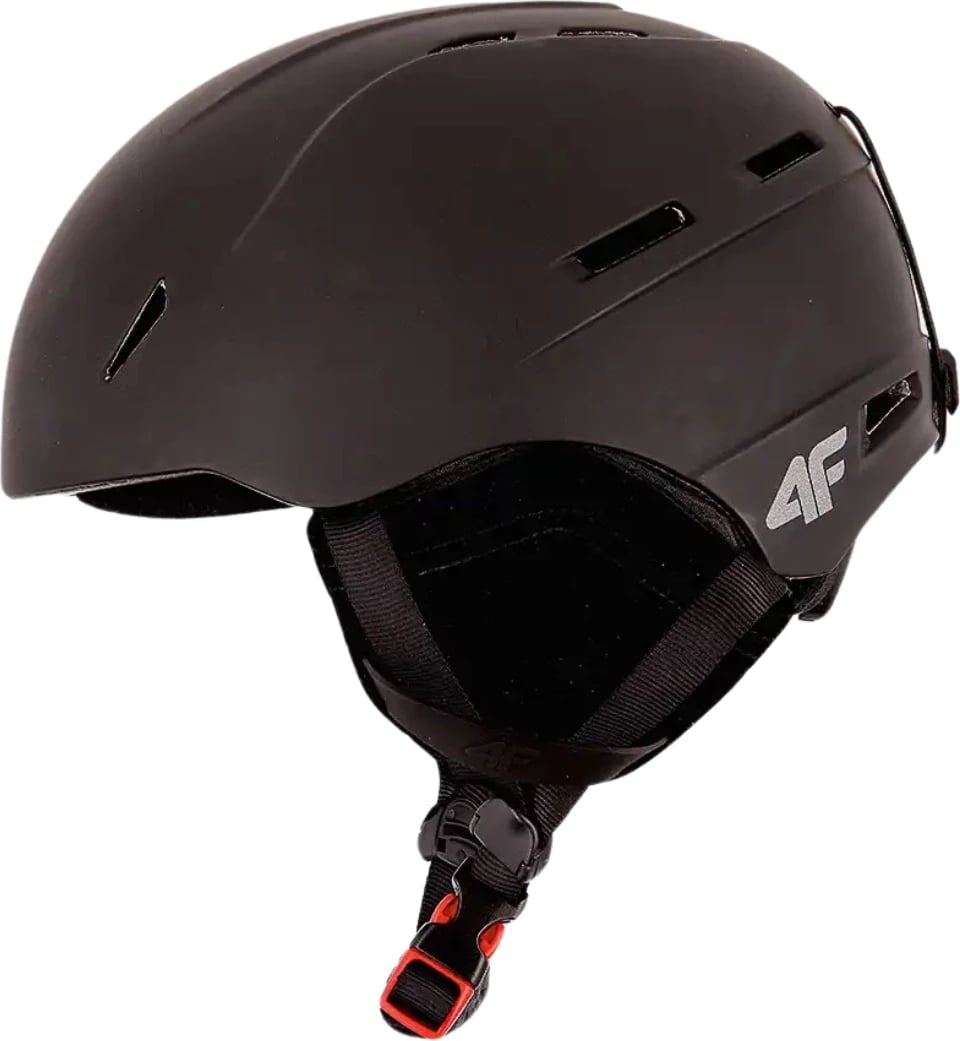 Helmetë skijimi për fëmijë 4F, e zezë