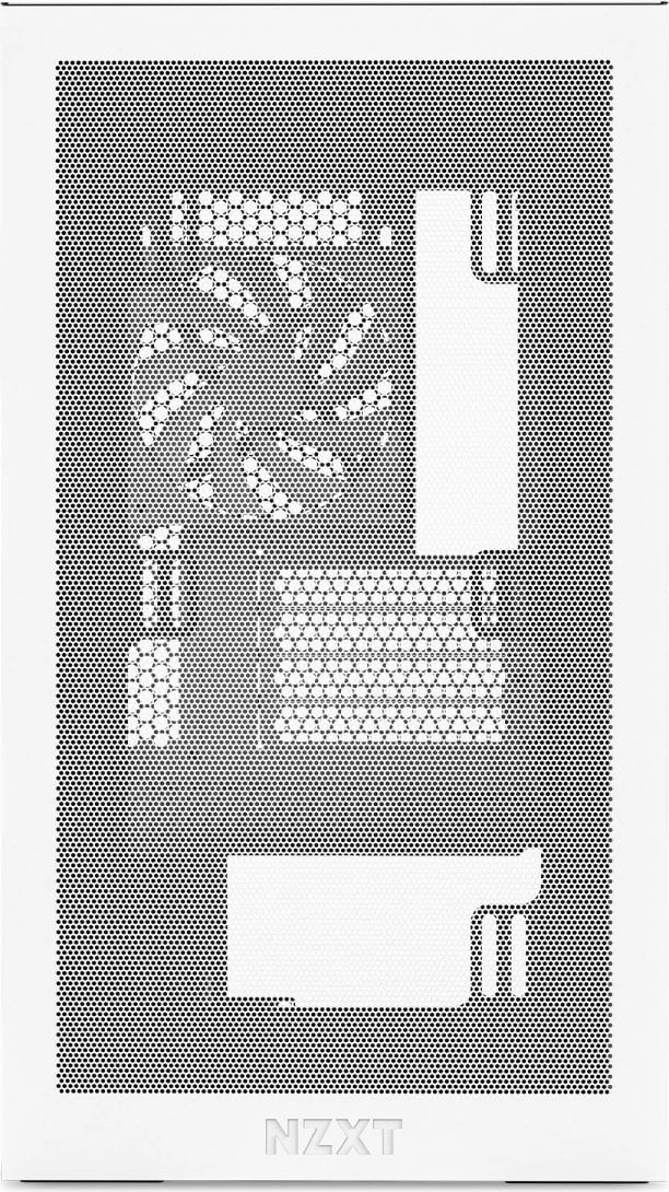 Kasë NZXT H3 Flow CC-H31FW-01 mATX Mini Tower, për pllakë amë mATX/Mini‑ITX, panel xhami i temperuar, USB‑C, deri 7 ftohës, pa PSU, e bardhë