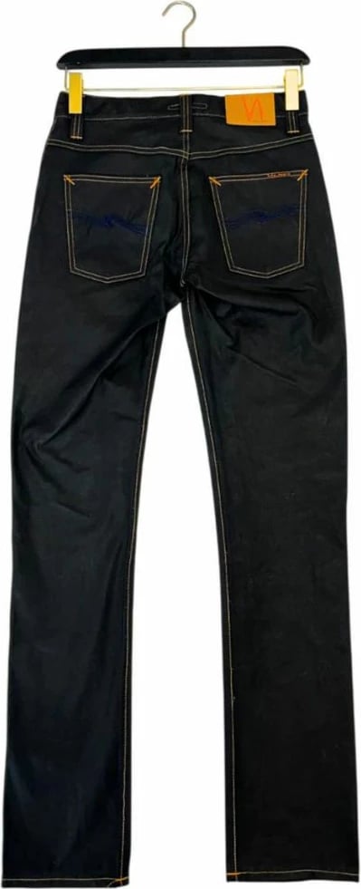 Pantallona për meshkuj Nudie Jeans, të zeza