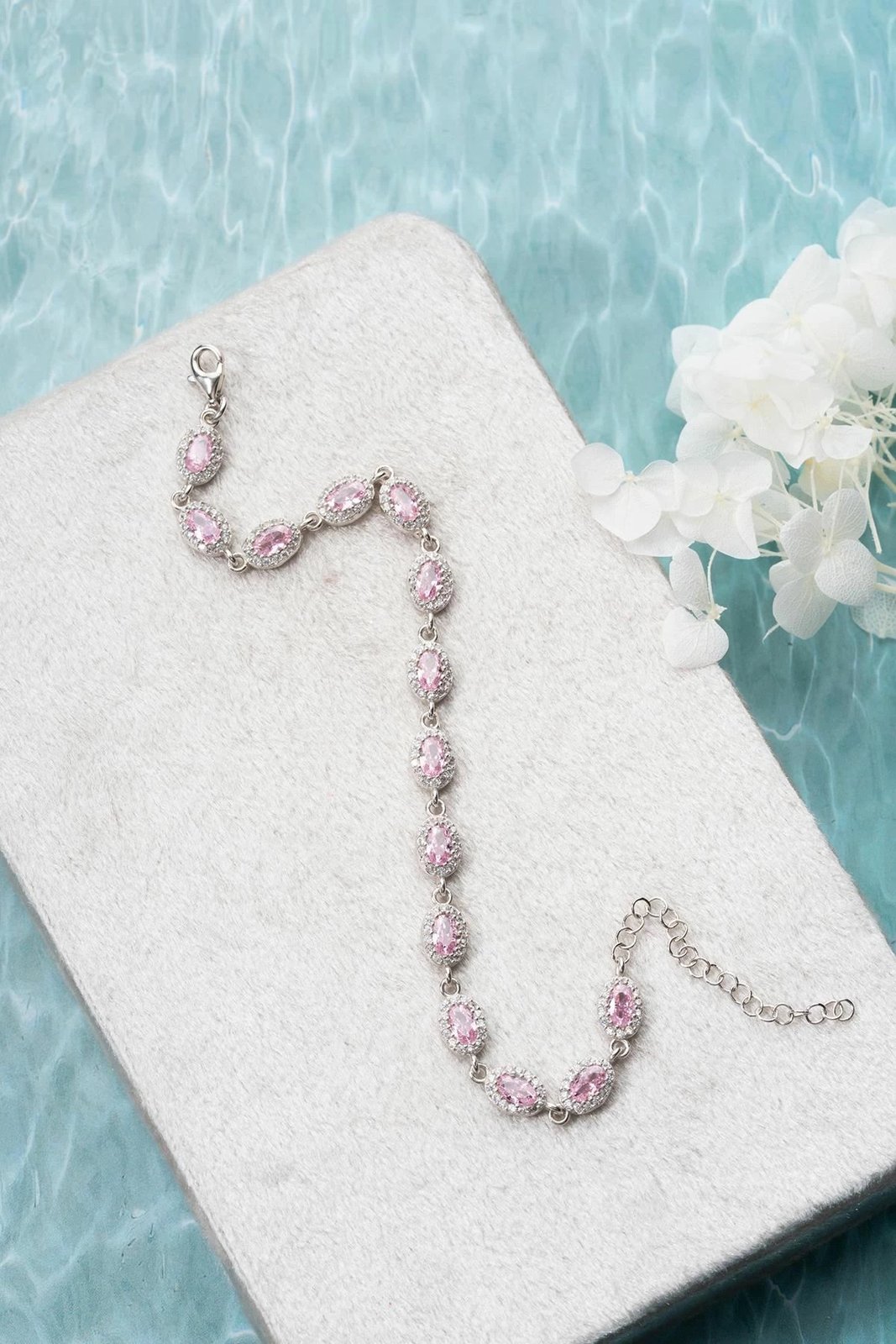 Byzylyk argjendi Jumeon, ngjyrë argjendi dhe rozë, NRZ1000379