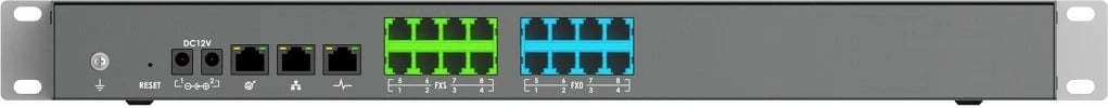 IP Centrex Grandstream UCM6308A, 2000 përdorues, Gigabit Ethernet