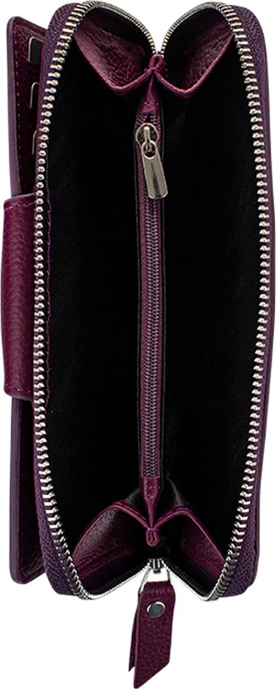 Portofol për gra, Zoozie Bags, Lobby, ngjyrë damson