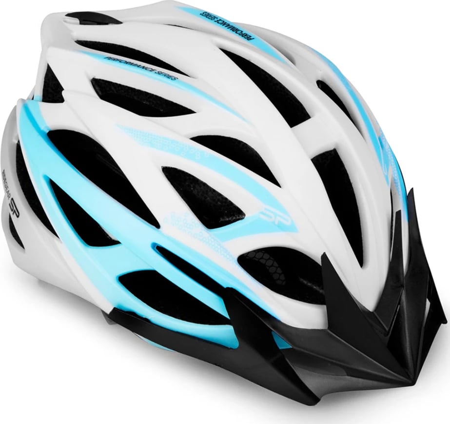 Helmetë biçiklete Spokey unisex, e bardhë-blu