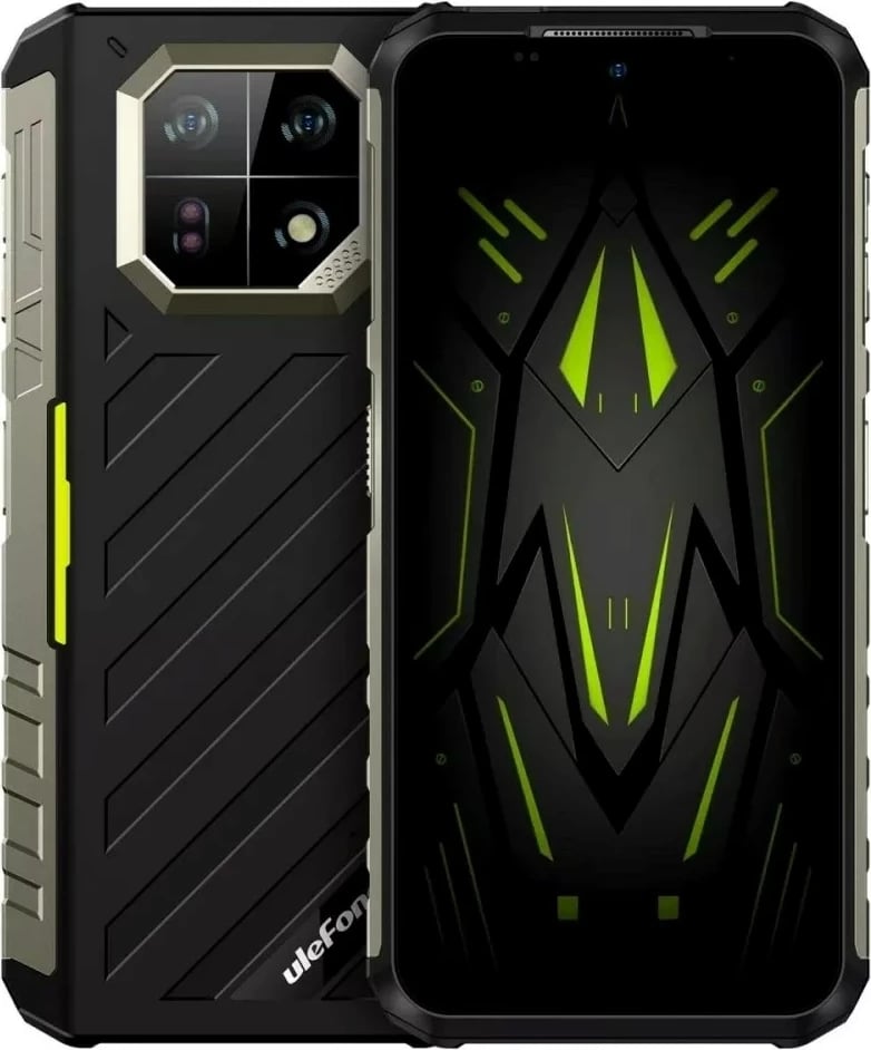 Celular Ulefone Armor 22, 8/256GB, i zi/gjelbër, pa karikues