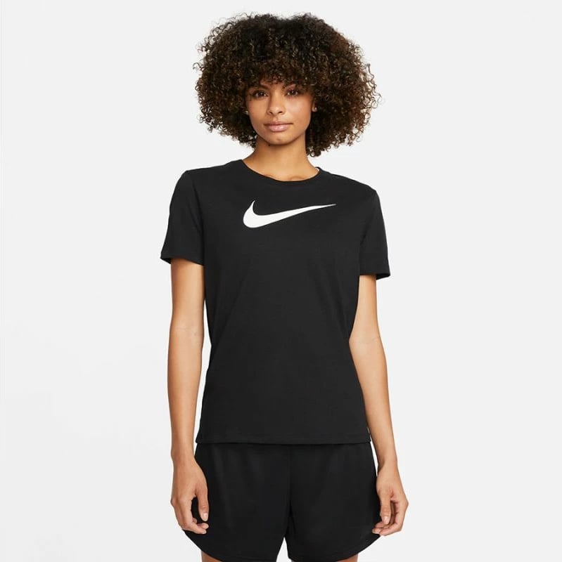 Maicë Nike për femra, e zezë