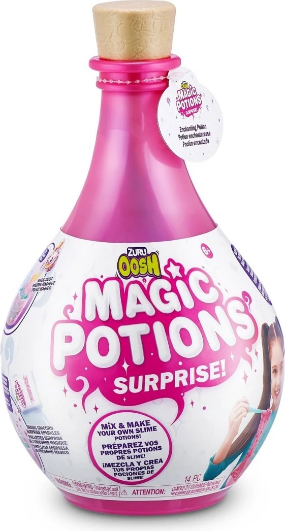 Set lodrash Oosh Fun Magic Potion Slime Surprise, 12 copë, ngjyra të përziera Set lodrash Oosh Fun Magic Potion Slime Surprise, 12 copë, ngjyra të përziera