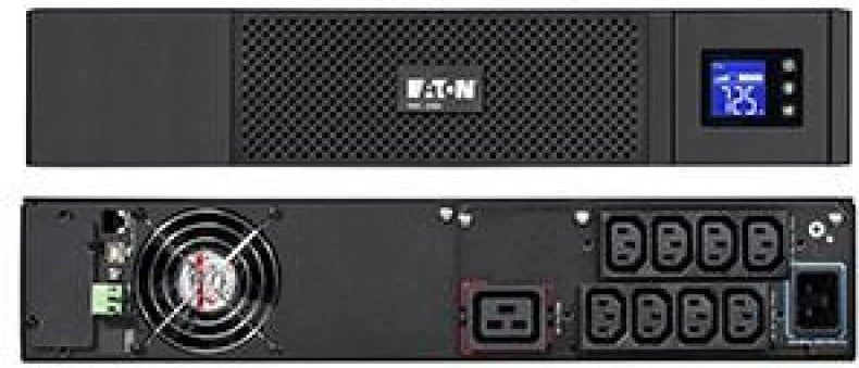 UPS, Eaton, 5SC 2200i RT2U (5SC2200IRT), kohë rezervë 4–9 min, rack 2U, e zezë