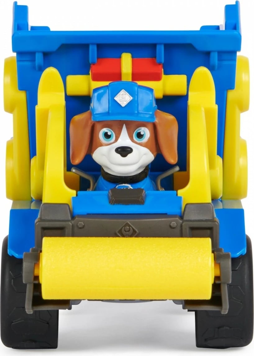 Kamion ndërtimi lodër Spin Master Paw Patrol Rubble & Crew Wheeler, plastikë, Blu/Verdhë
