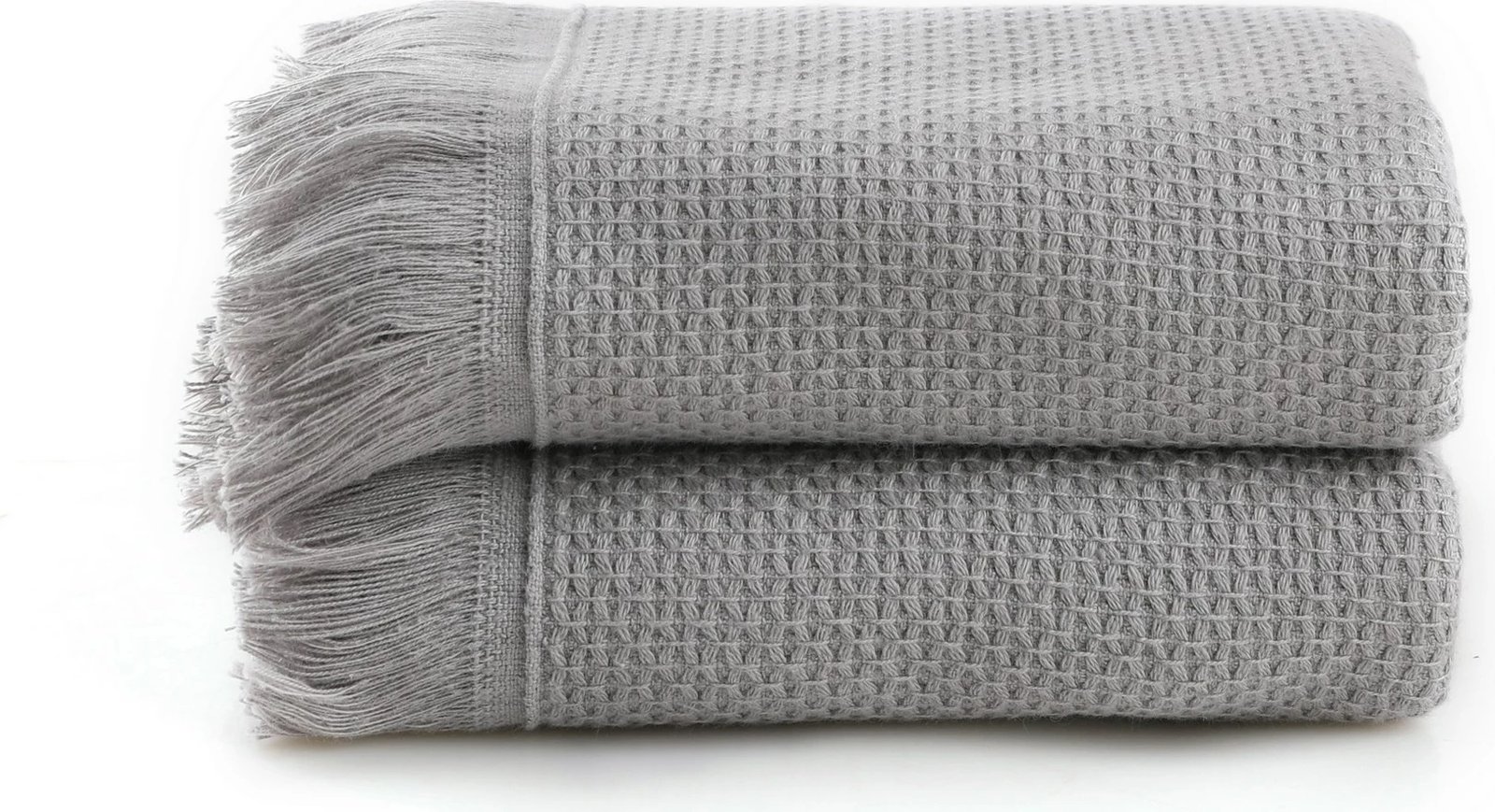 Set peshqirësh larjeje (2 copë), Mijölnir, Mia, ngjyrë gri e çelët