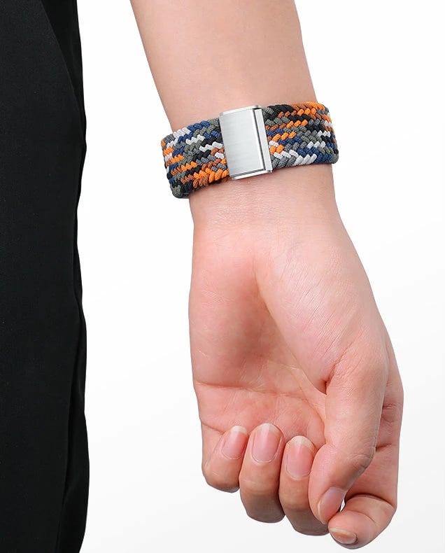 Rrip i thurur për Apple Watch Hurtel, Strap Fabric, përshtatet 38/40/41mm, shumëngjyrësh