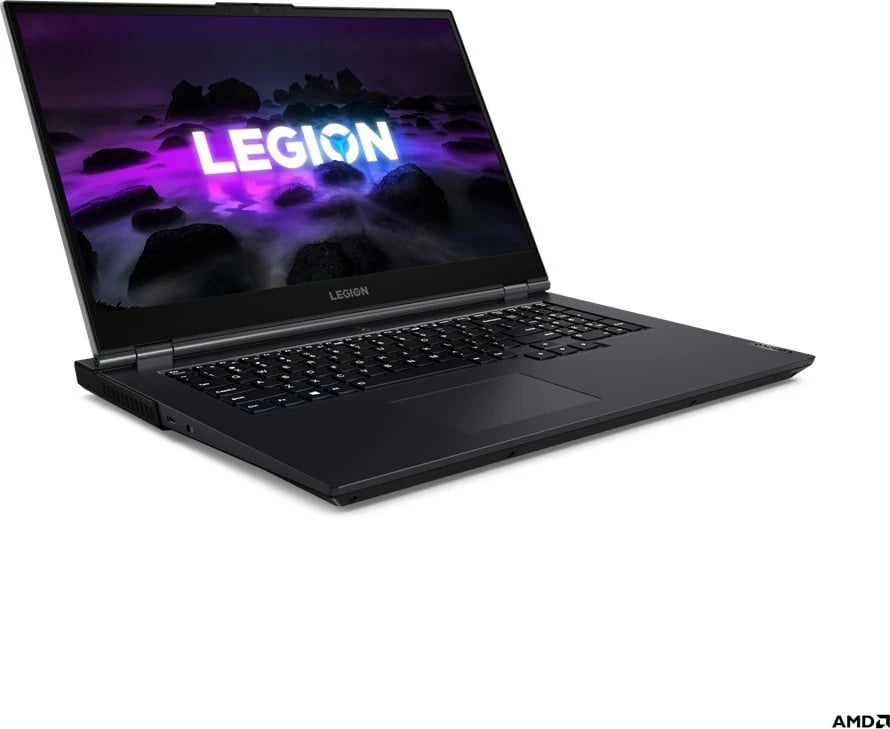 Laptop Lenovo Legion 5 5600H, 17.3", AMD Ryzen 5, 16GB RAM, 512GB SSD, NVIDIA GeForce RTX 3050, i zi/kaltër