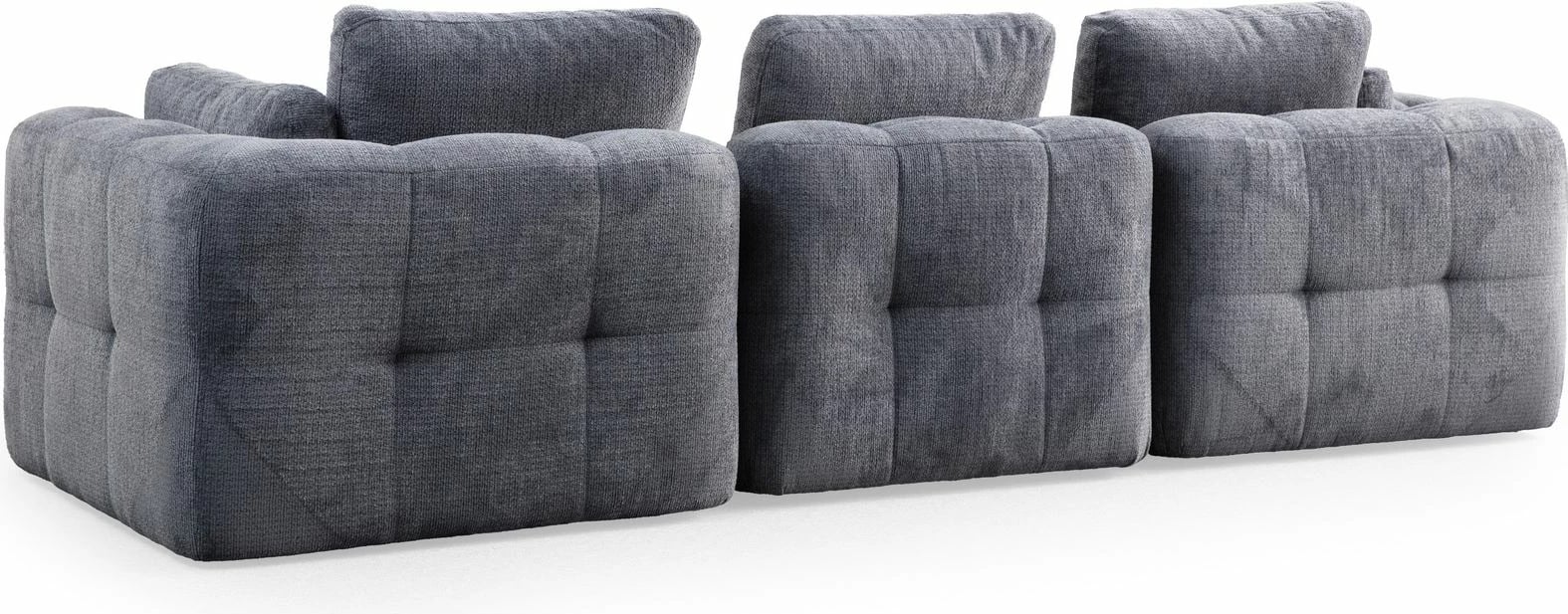 Divan treshe Amaris, ngjyrë gri