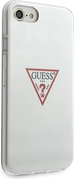 Mbështjellës Guess Triangle Collection për iPhone 7/8/SE 2020/SE 2022, Bardhë
