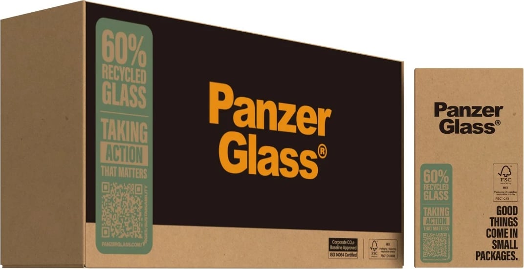 Mbrojtës ekrani PanzerGlass Privacy për iPhone 16e/14/13/13 Pro, transparent