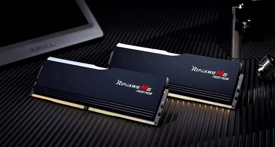 RAM Memorje G.Skill Ripjaws M5 Neo RGB 48GB (2x24GB) DDR5 6000MT/s, e zezë