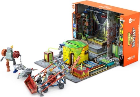 Hexbug Junkbots Small Factory Habitat - Sector 44 Research Lab Playset