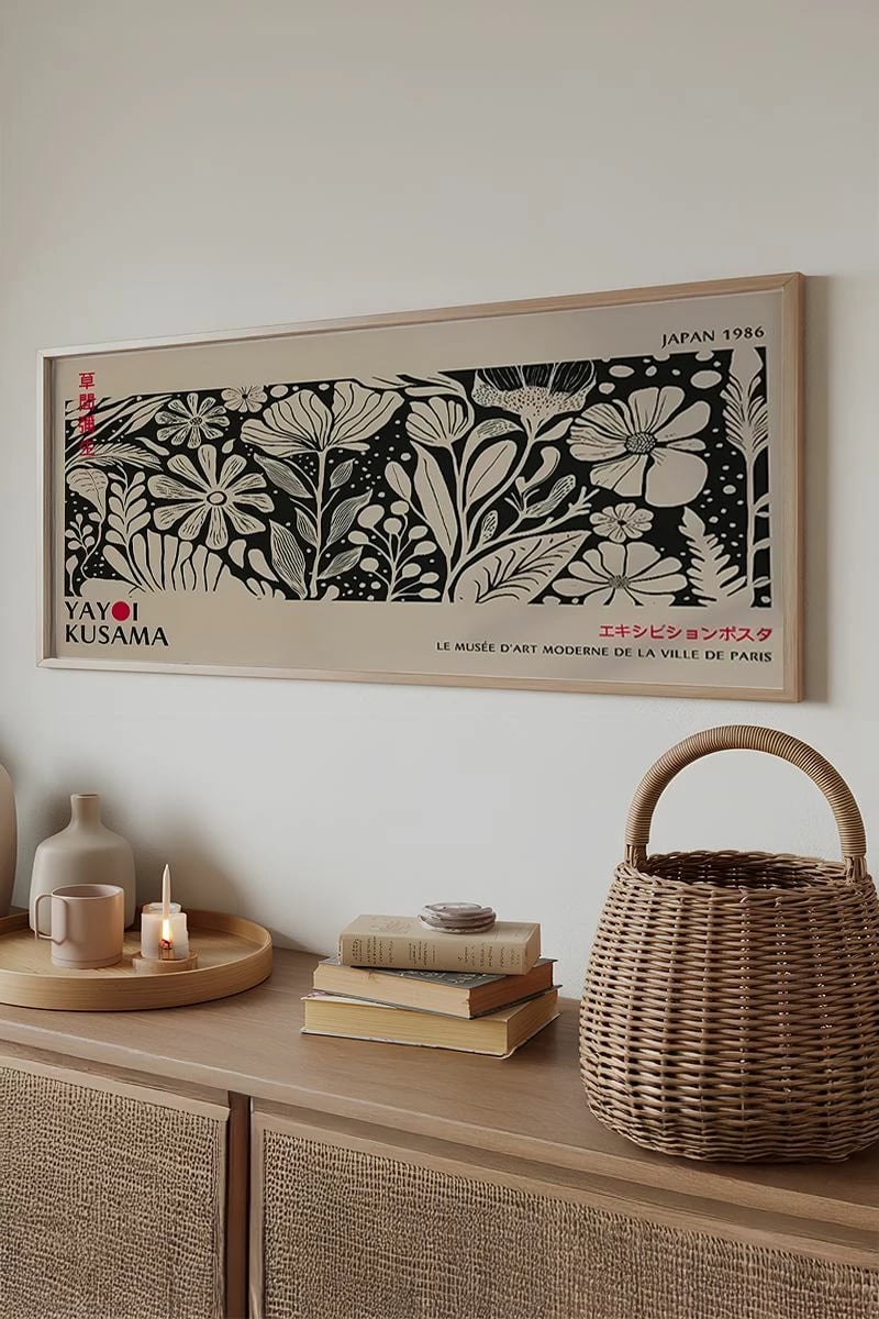 Pikturë dekorative me kornizë, Wallity, Artsmdfyty5-50120, shumëngjyrëshe, 50x120cm