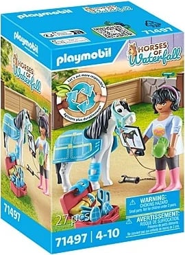 Set lodrash Playmobil Horses of Waterfall Hippotherapist 71497, 27 pjesë