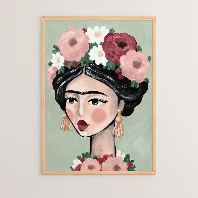 Pikturë muri në kornizë Kalinian, print digjital, shumëngjyrëshe, 33x1.5x48cm