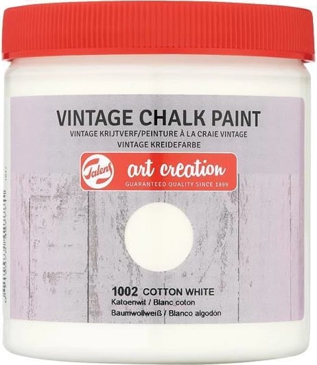 Bojë me shkumës Talens 1002 Cotton White, 250 ml