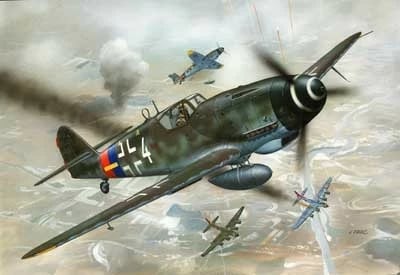 Model plastik aeroplani Revell Messerschmitt Bf 109 G-10, 1:72